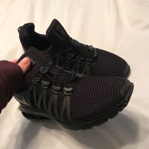 Nike black running shoes